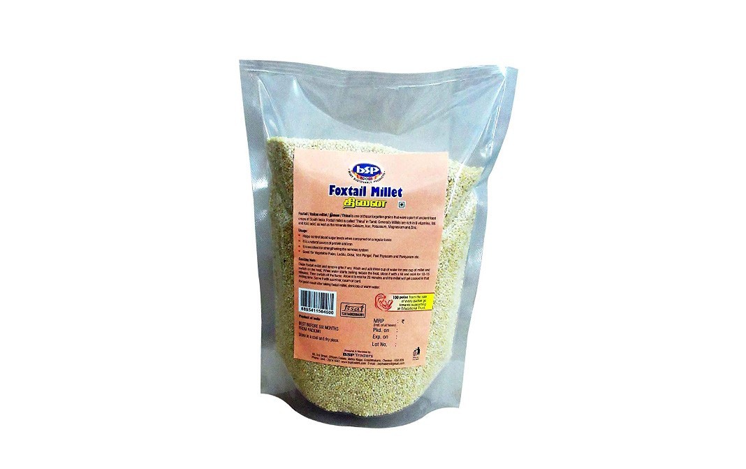 BSP Foods Foxtail Millet    Pack  500 grams